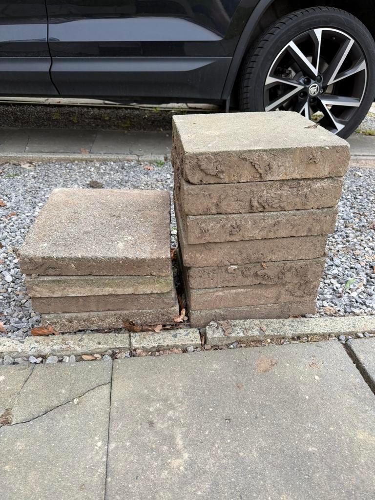 Betonnen dallen / Betontegels grijs 30x30 GRATIS, Tuin en Terras, Tegels en Klinkers, Ophalen, Zo goed als nieuw, Beton, Terrastegels