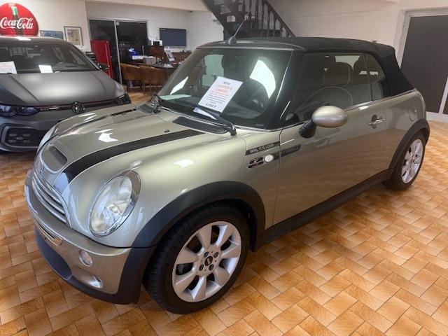 Mini Cooper S Cabrio Side Walk! Airco Leer PDC Cruise ALU!, Auto's, Mini, 4 zetels, 4 cilinders, Cabriolet, 1600 cc