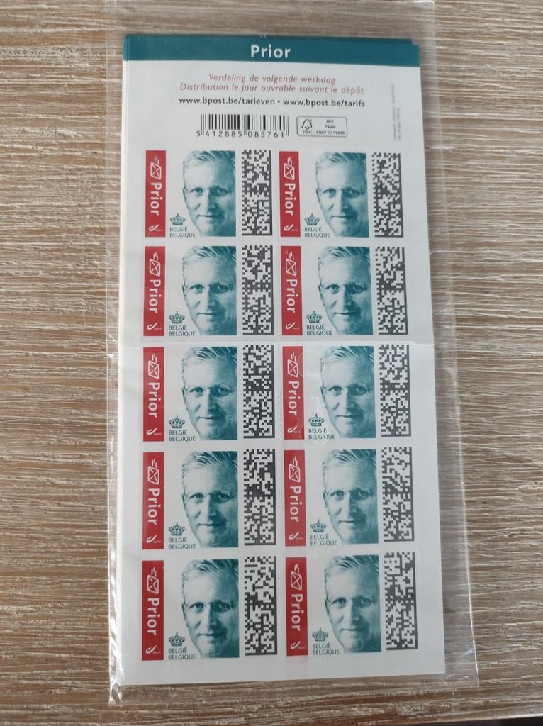 Timbres prior Belgique, Enlèvement ou Envoi