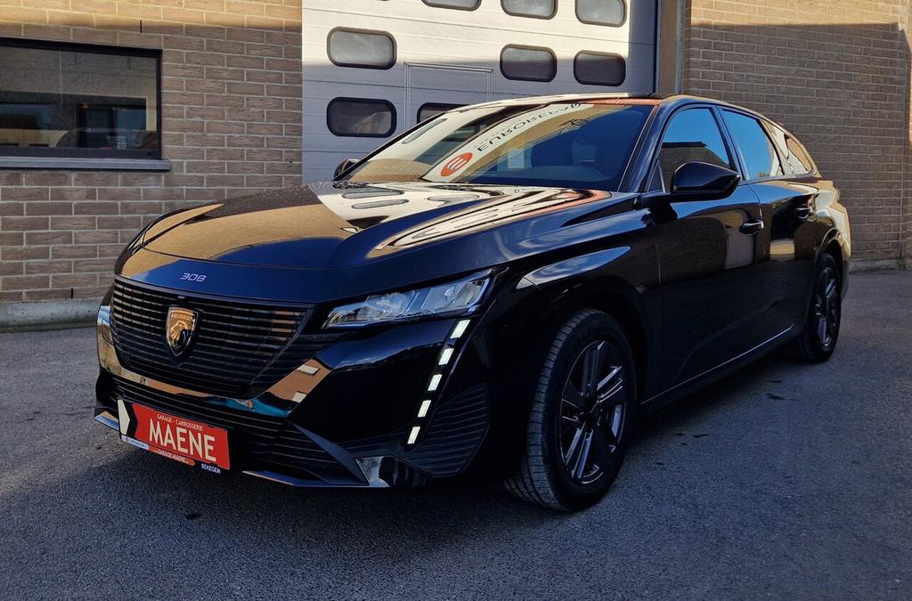 Peugeot 308 SW 1.2 Turbo Active Pack, 0 kg, 0 cilinders, Zwart, Bedrijf