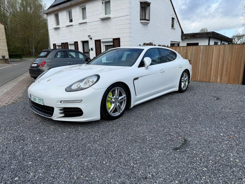 Porsche panamera S-E Hybride reeds blanco gvv!!!, Auto's, Porsche, Automaat, 4 zetels, Achterwielaandrijving, Leder