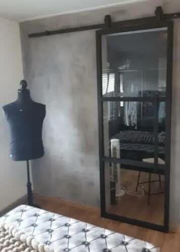 deur industriele maat staal hout schuifdeur glas industrieel, Doe-het-zelf en Bouw, Deuren en Vliegenramen, Ophalen, -, Nieuw