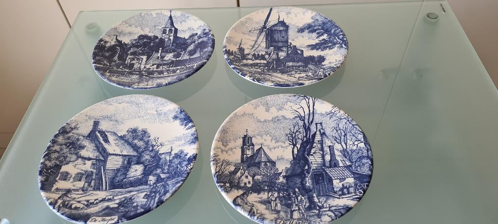 Te koop Delfts 4 seisoen borden, Enlèvement