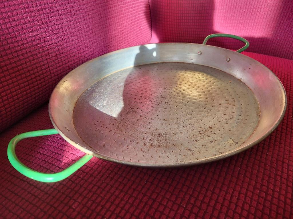 Ancienne poêle avec anses, Enlèvement ou Envoi, Utilisé, Autres matériaux