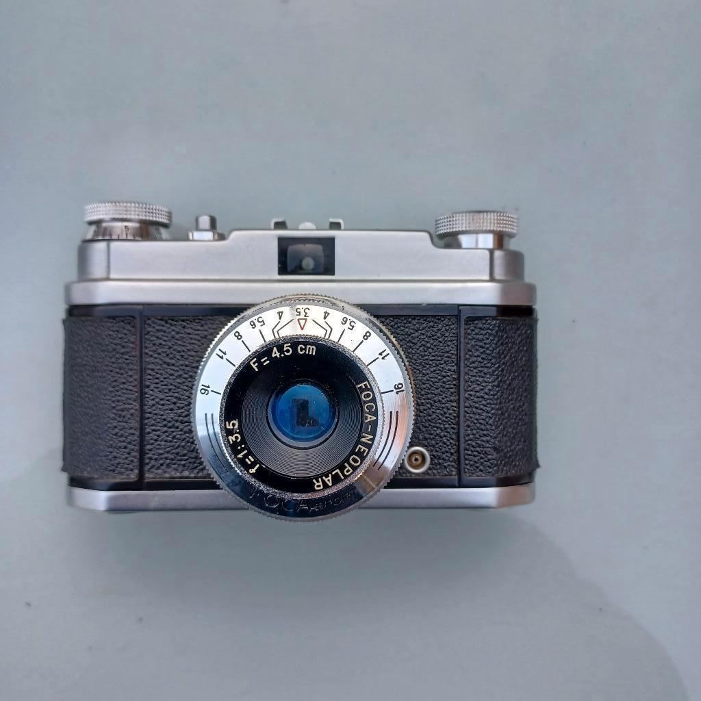 FOCA Sport I vintage avec Neoplar 45 mm f/3,5, Enlèvement ou Envoi, Utilisé, Compact, Autres Marques