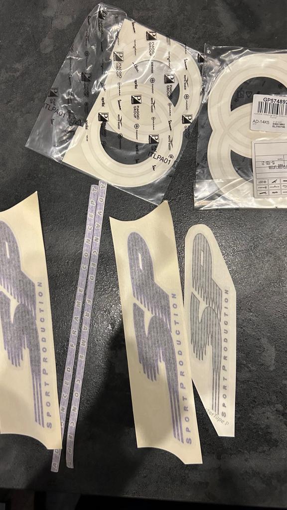 Gilera runner sp stickers decal stickerset violet paars, Ophalen of Verzenden