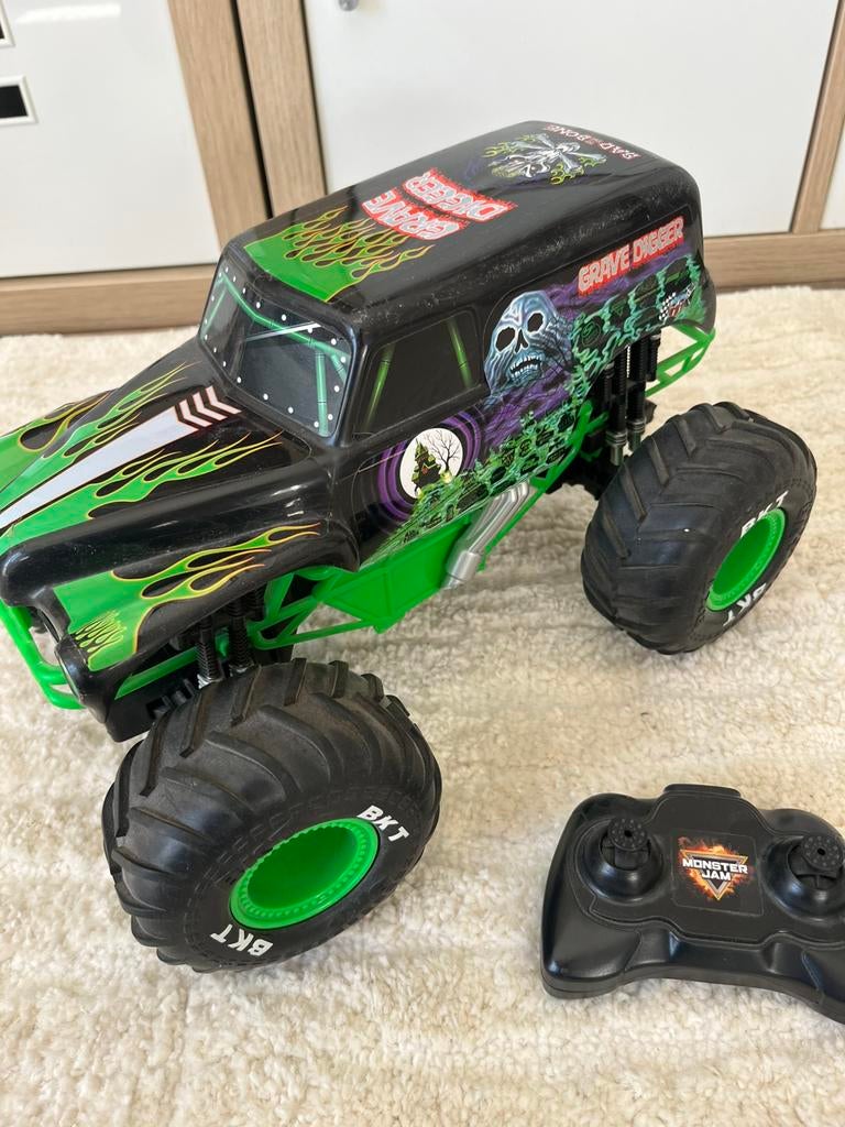 Monsterjam Grave Digger op afstandsbediening, Kinderen en Baby's, Ophalen, Zo goed als nieuw, Afstandsbediening