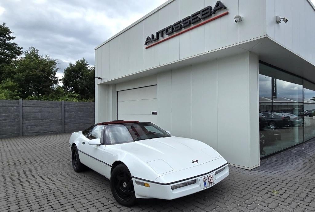 Chevrolet Corvette C4 5.7 V8 TARGA Oldtimer/Airco/Leder/Pano, Auto's, Chevrolet, Automaat, Achterwielaandrijving, Cabriolet, Wit