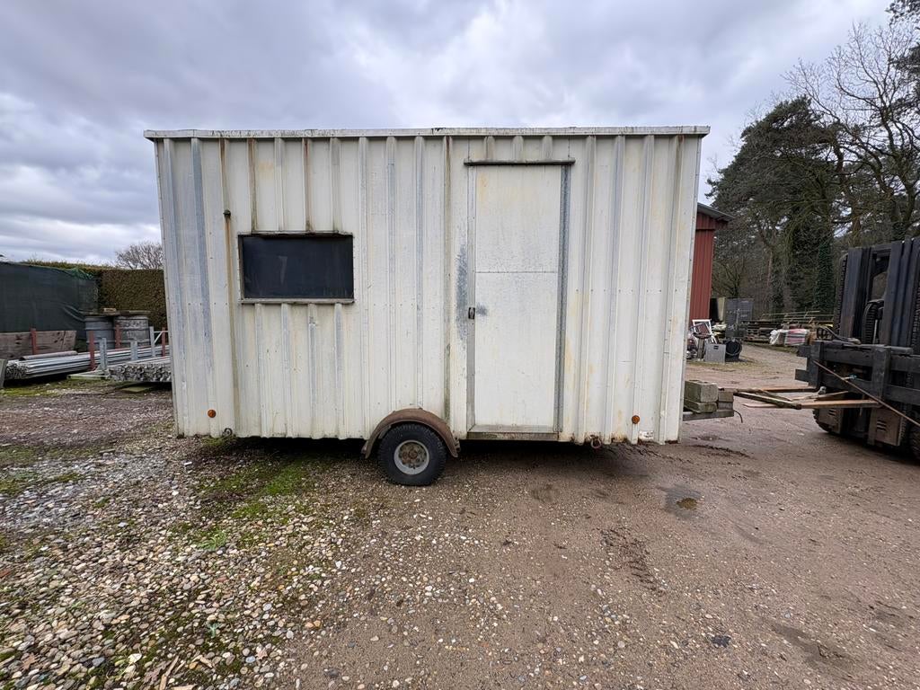 Schaftwagen / keet, Ophalen, Zo goed als nieuw