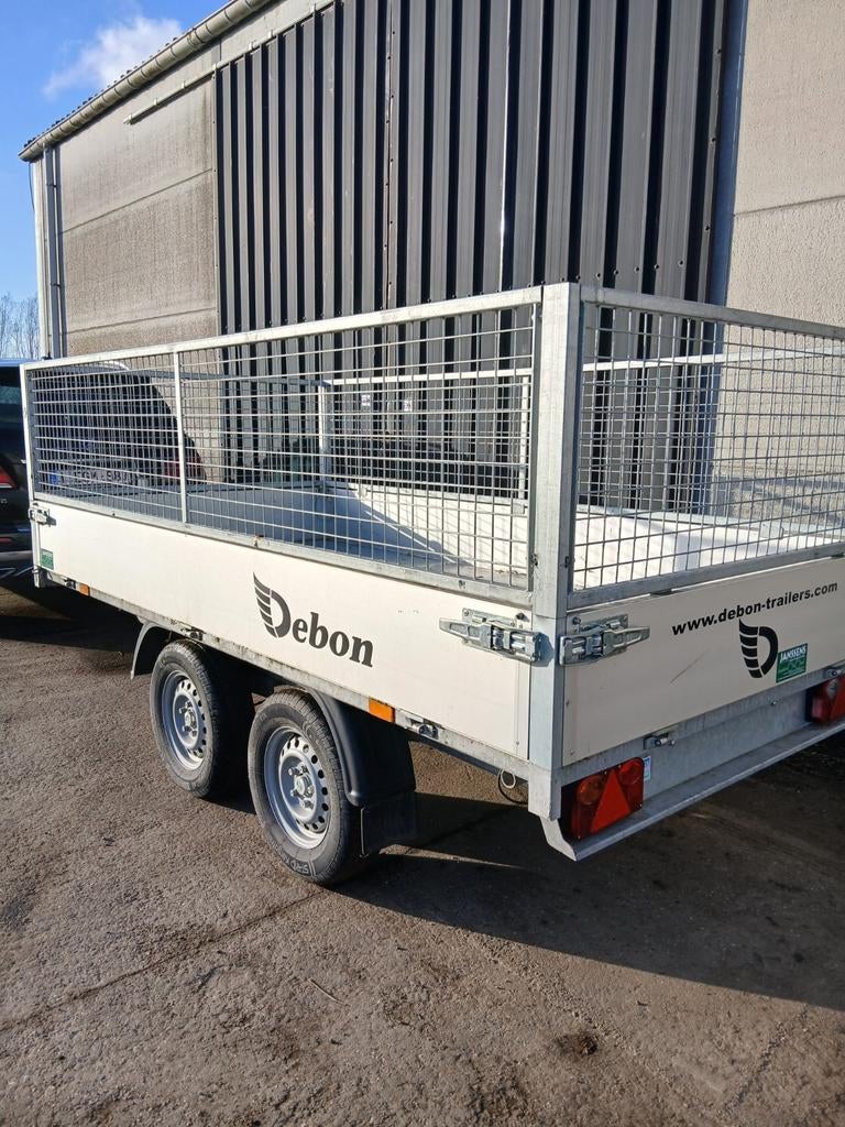 Electrische Kipper Debon Cheval geremd zo goed als nieuw!!, Auto diversen, Aanhangers en Bagagewagens, Ophalen, Zo goed als nieuw