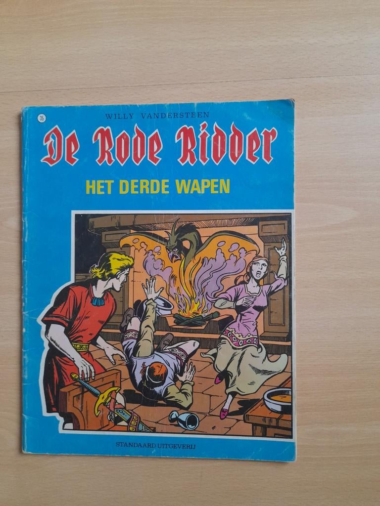 De Rode ridder nr 35 - het derde wapen, Boeken, Stripverhalen, Willy Vandersteen, Eén stripboek, Ophalen, Gelezen