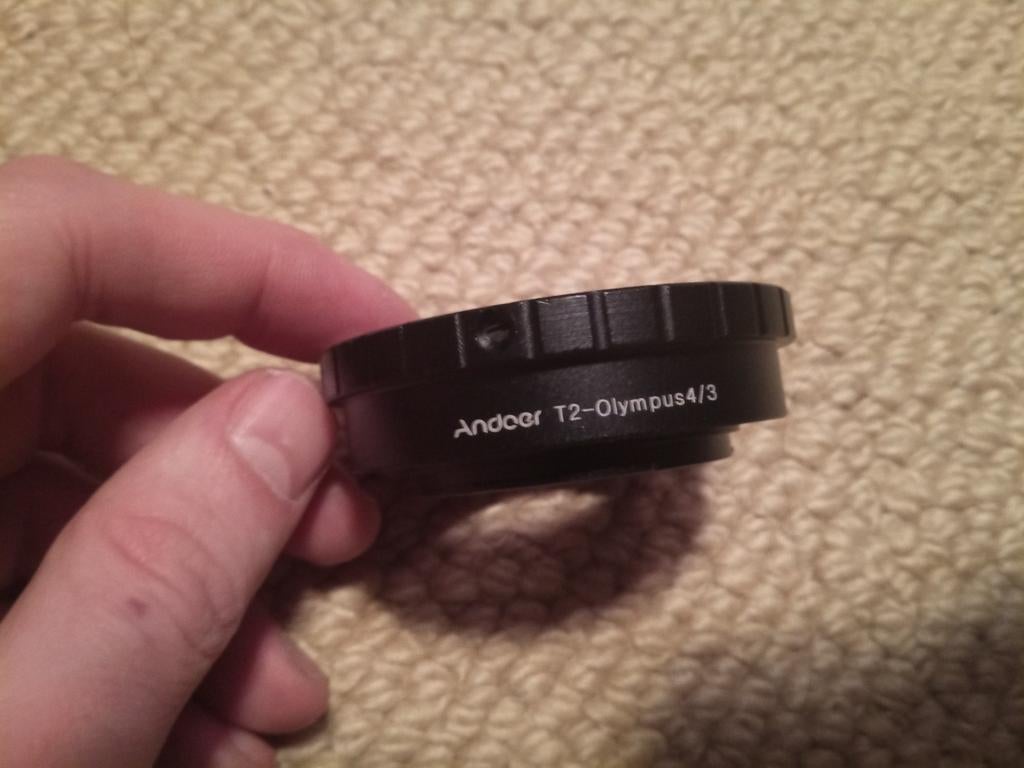 T mount (T2) to 4/3 adapter, Audio, Tv en Foto, Optische apparatuur | Telescopen, Ophalen