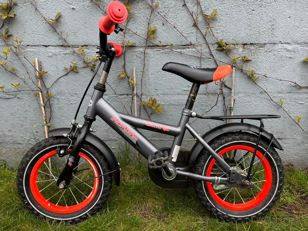 Kinderfiets - 12 inch, Fietsen en Brommers, Fietsen | Kinderfietsjes, Ophalen, Gebruikt, Minder dan 16 inch, Zijwieltjes