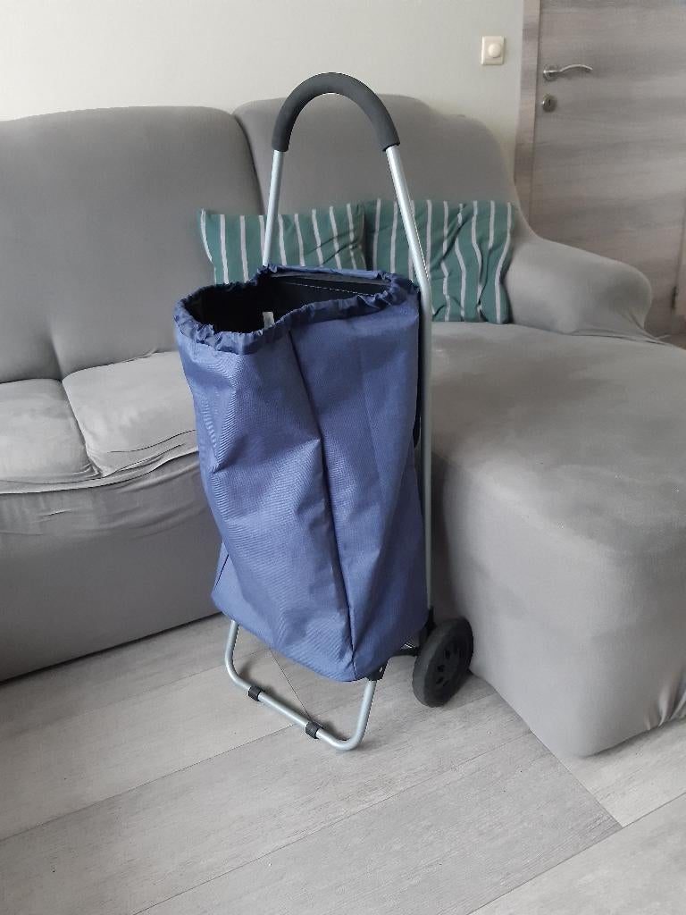 boodschappentas caddy, Enlèvement, Neuf, Bleu, Roulettes