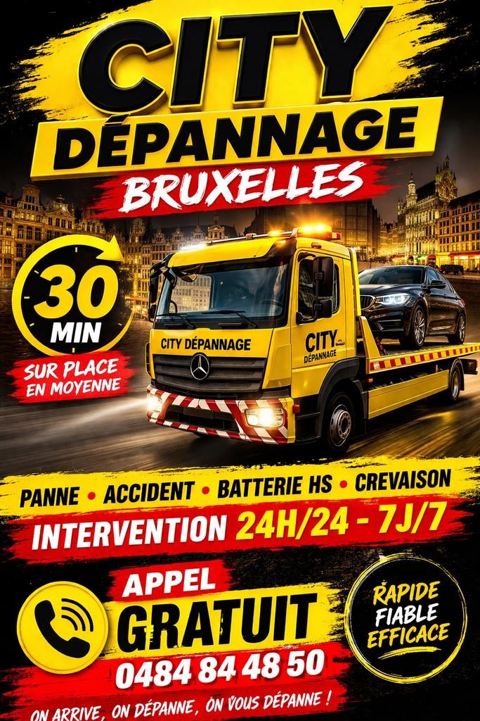 Dépanneur voiture camionnette batterie service immédiat