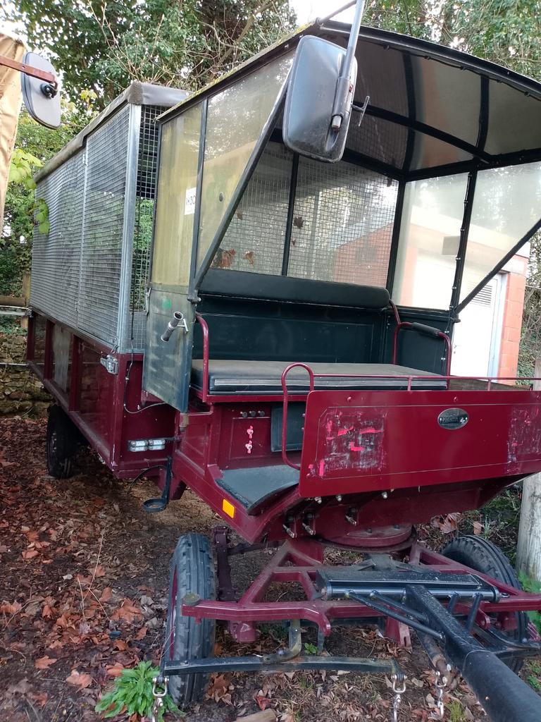 door paarden getrokken afvalcontainer - zeer goede staat!, Zakelijke goederen, Landbouw | Werktuigen, Ophalen, Overige, Grondbewerking