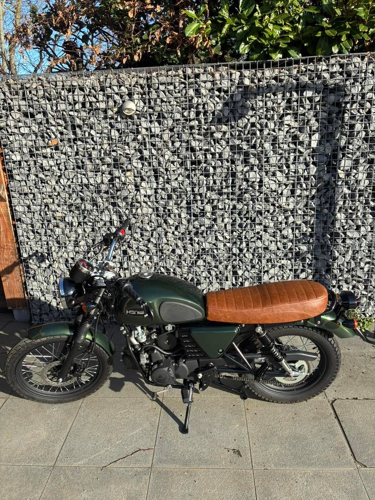 Café Racer - Hanway Raw 50CC, Ophalen, Klasse B (45 km/u), Zo goed als nieuw, 4 versnellingen
