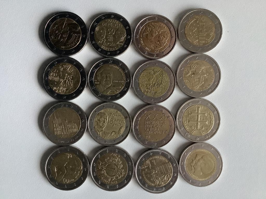 Euromunten, Postzegels en Munten, Ophalen of Verzenden, 2 euro, Setje