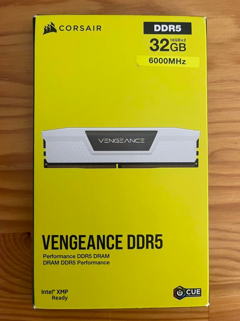 Corsair Vengeance 32GB (2x16GB) DDR5 6000 CL36, Informatique & Logiciels, Mémoire RAM, Neuf, 32 GB, Enlèvement ou Envoi, Desktop
