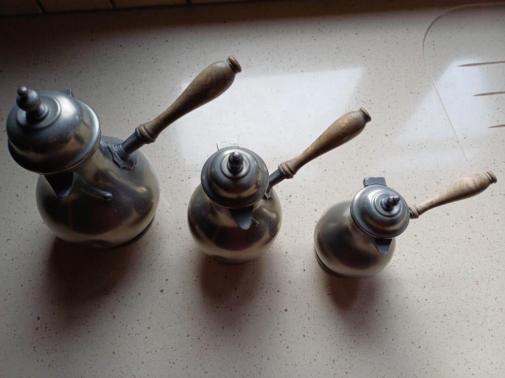 Tinnen potten, Ophalen of Verzenden