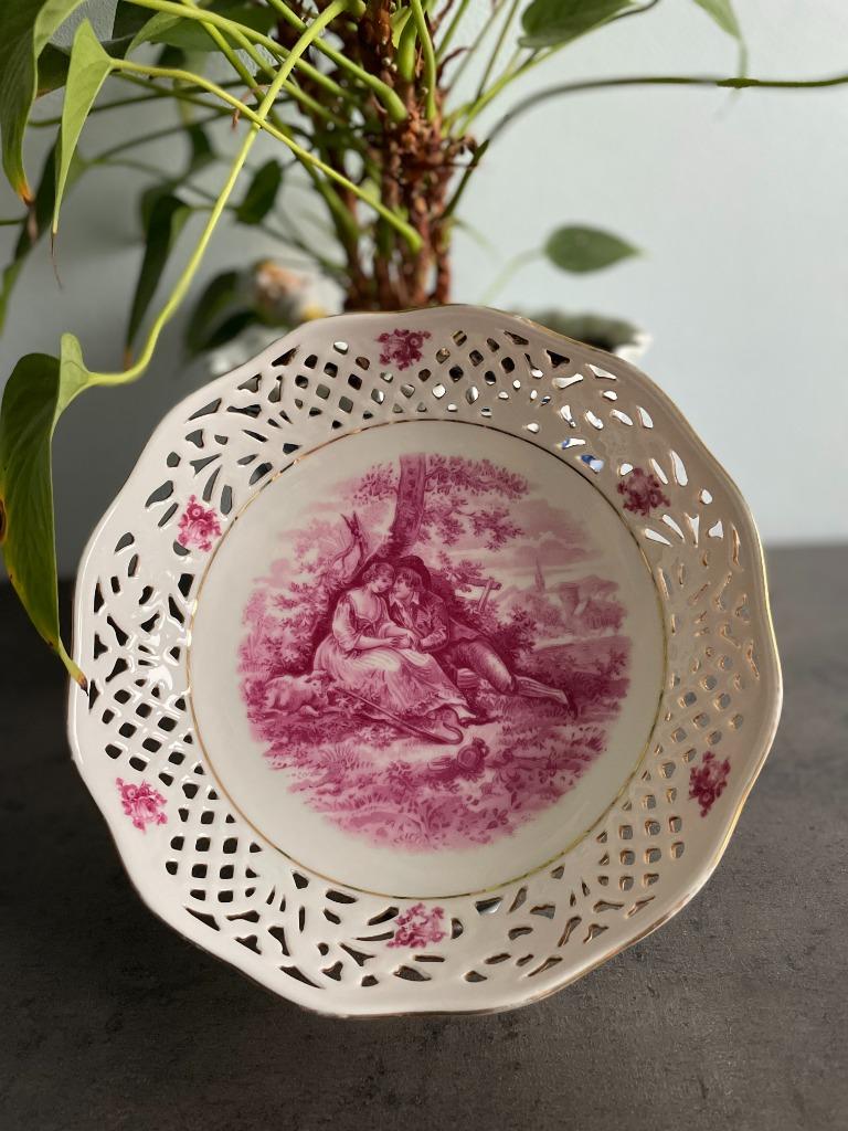 Antiek Schumann Arzberg porseleinen bord, Ophalen