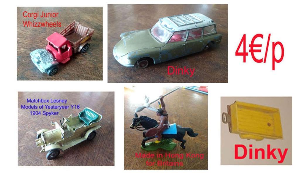 Lot Dinky Toys(Simca, boite vide etc...) + Airfix + Matchbox, Ophalen of Verzenden