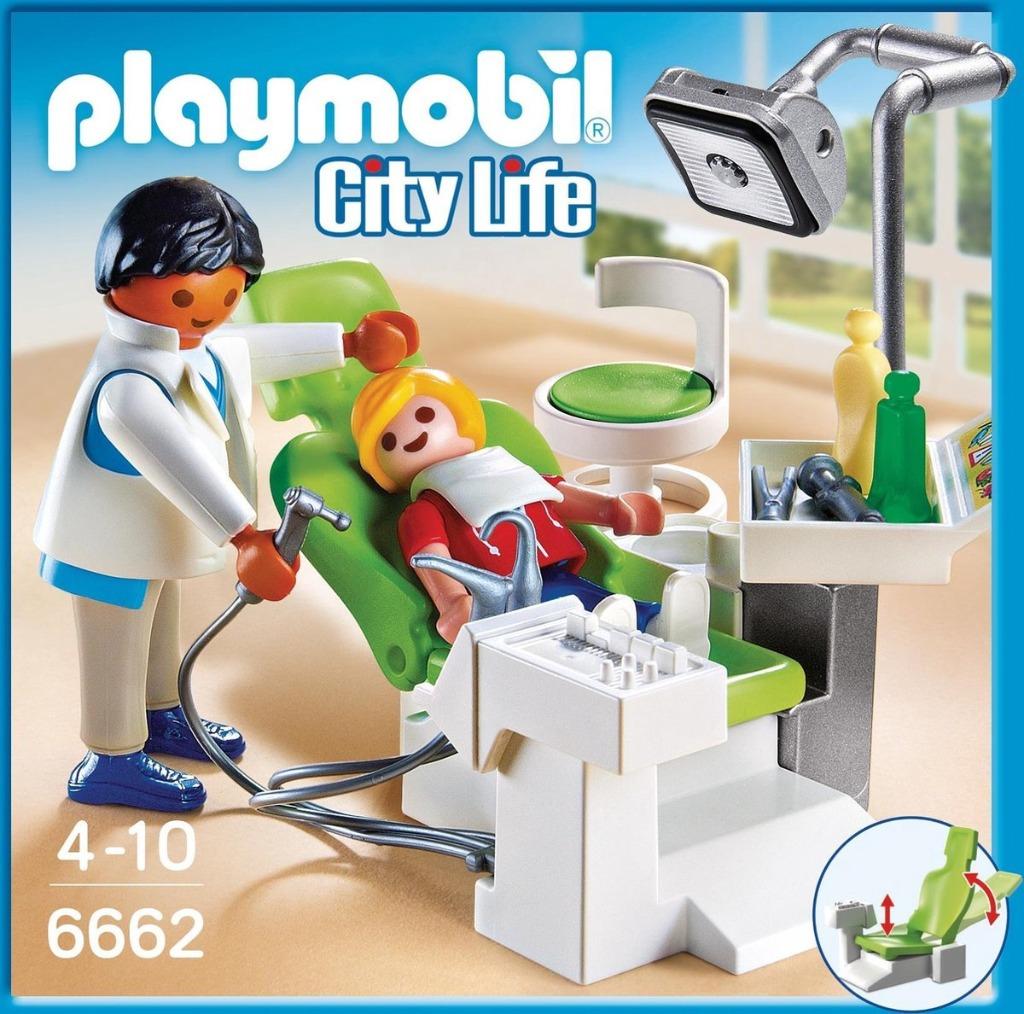 PLAYMOBIL Tandartsenkabinet - 6662, Ophalen of Verzenden, Zo goed als nieuw, Complete set