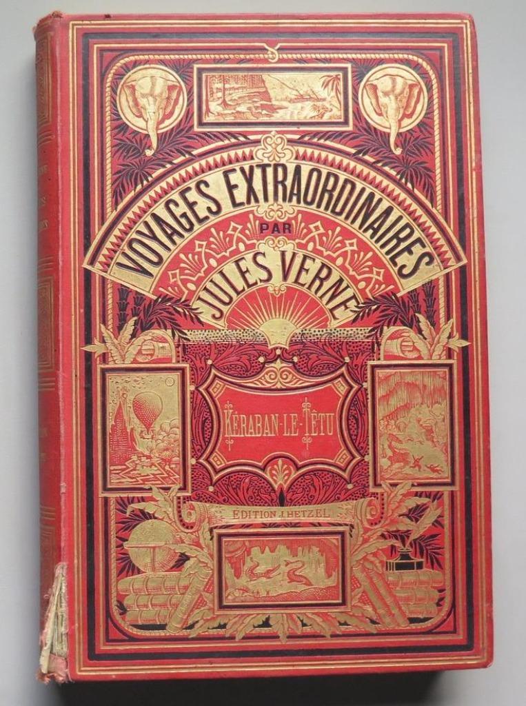 Jules Verne Keraban le têtu Edition J. Hetzel, Ophalen of Verzenden, Gelezen