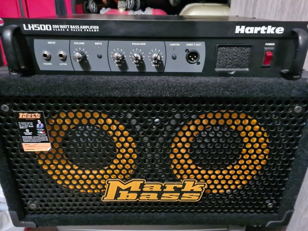 Tête d'ampli bass hartke lh500, Musique & Instruments, Enlèvement, Comme neuf