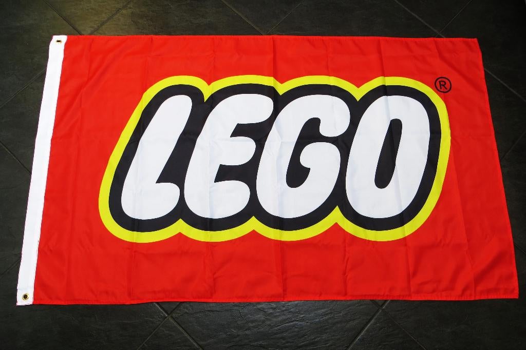 Grote LEGO vlag - 90 cm x 60 cm - In perfecte staat!, Ophalen of Verzenden, Zo goed als nieuw, Lego