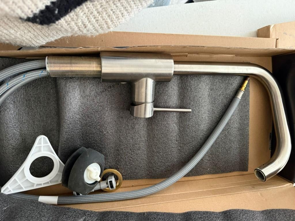 Almaren keukenkraan Ikea, Bricolage & Construction, Sanitaire, Enlèvement, Utilisé, Chrome, Robinet