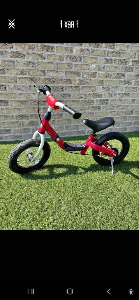 Loopfiets kettler, Fietsen en Brommers, Ophalen