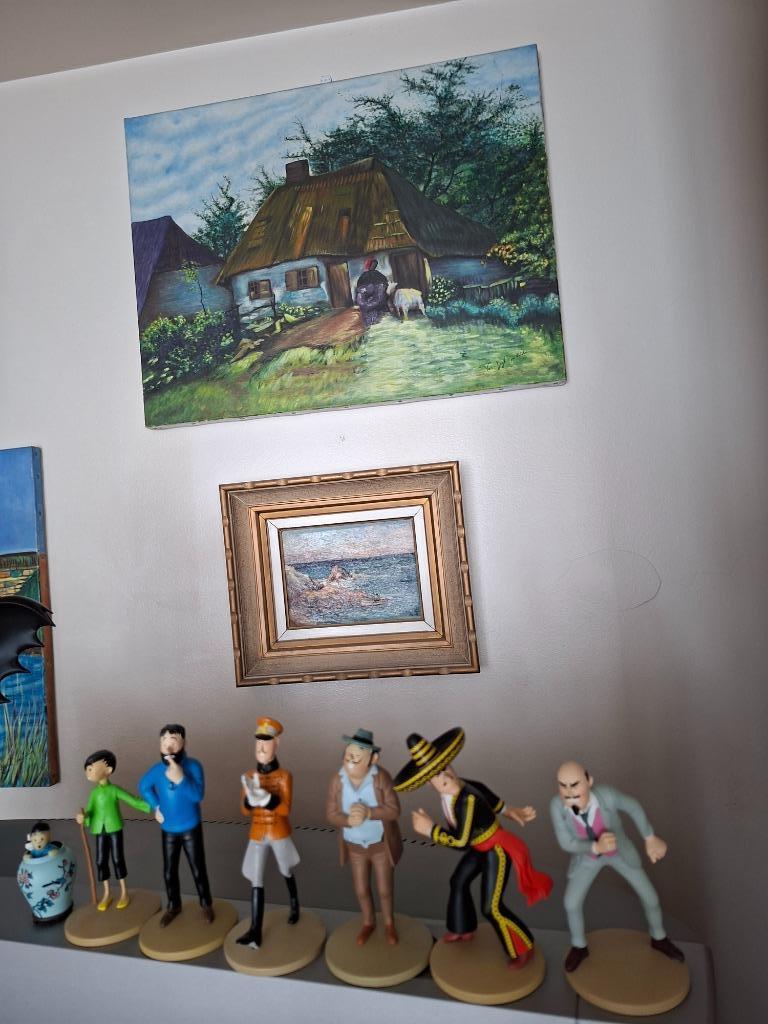 6 figurines Hergé Moulinsart Neuves, Collections, Enlèvement ou Envoi, Neuf, Autres types