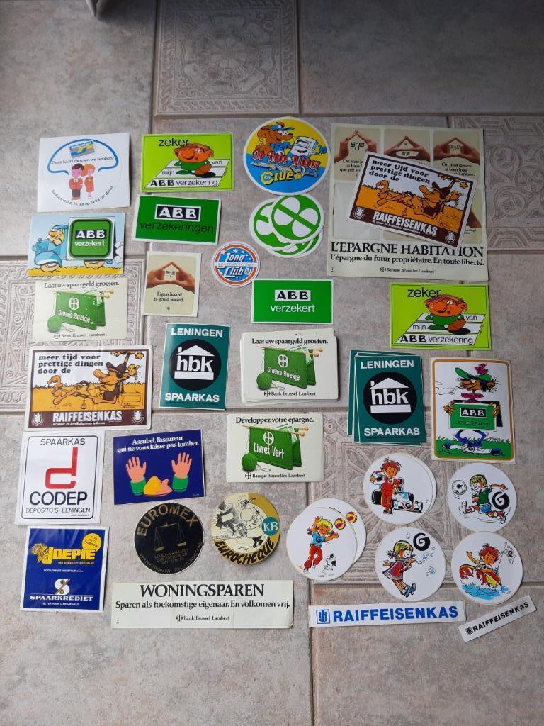 zelfklevers thema Banken, Verzamelen, Ophalen, Nieuw