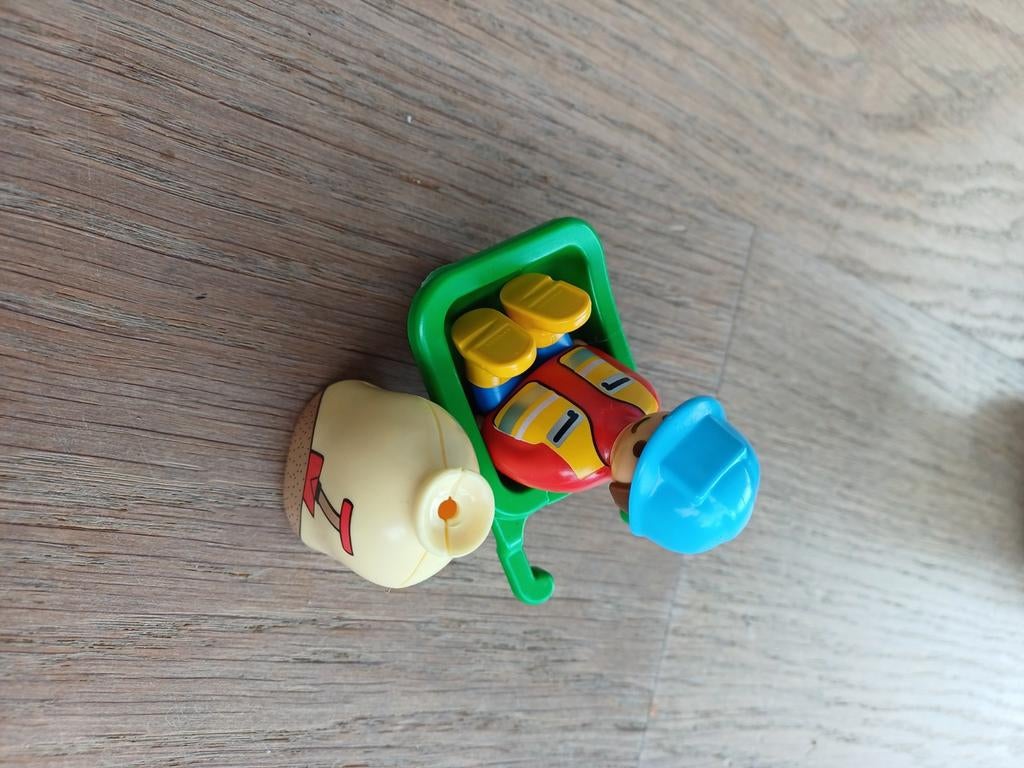 Playmobil 123 bouwvakker met kruiwagen, Ophalen, Nieuw, Complete set