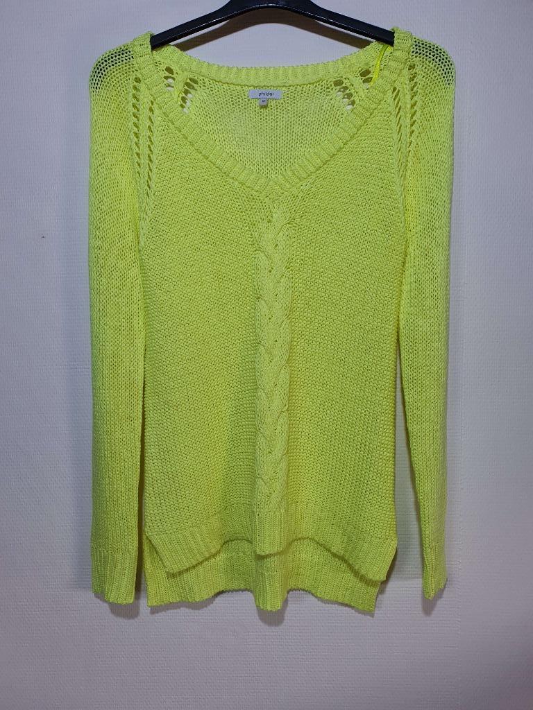 Pull femme taille M, Phildar, Enlèvement, Taille 38/40 (M), Jaune