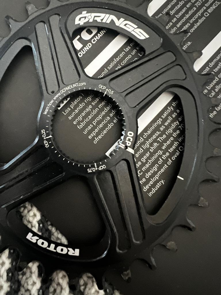 Rotor Q-rings DM 34T, Fietsen en Brommers, Fietsonderdelen, Ophalen of Verzenden, Zo goed als nieuw, Crankstel of Pedalen