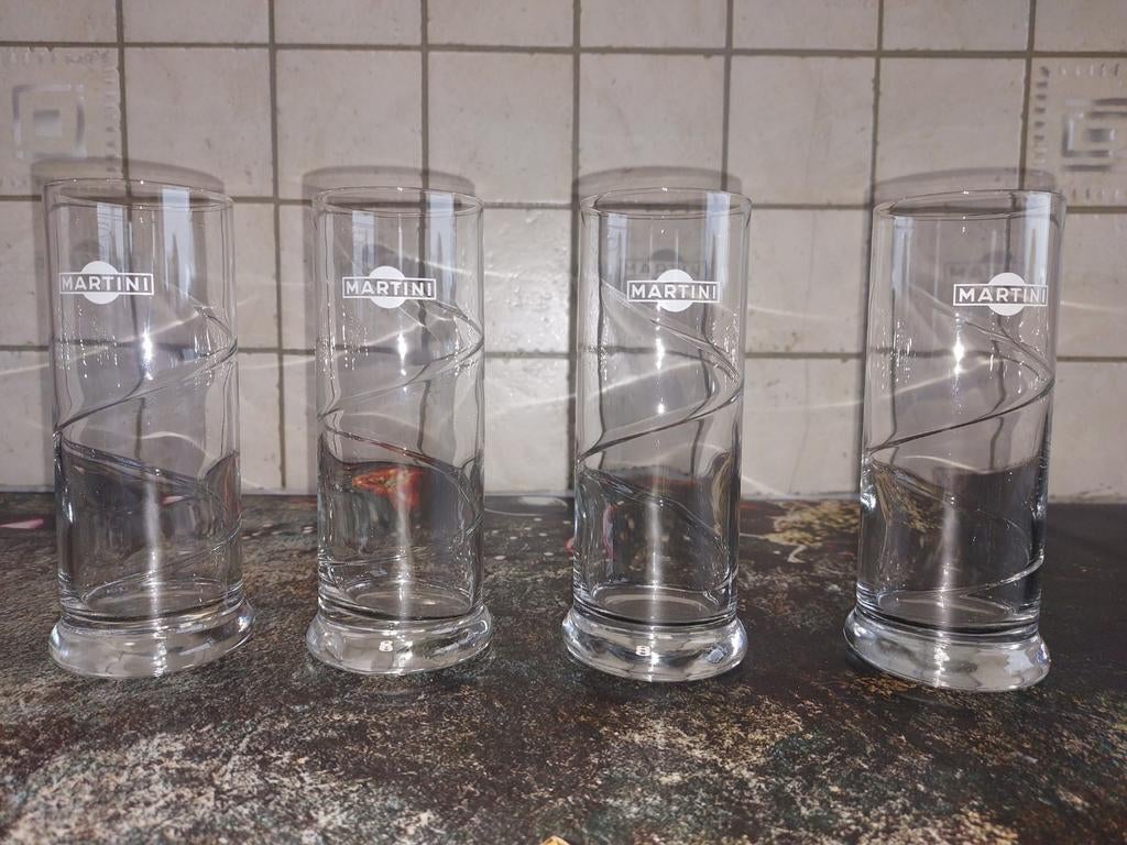 Verres à Martini Long Drink, Enlèvement ou Envoi, Comme neuf, Verres et Verres à shot