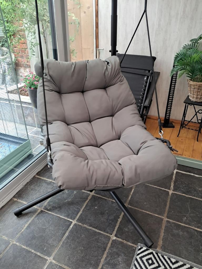 Nieuwe hangstoel met kussen., Ophalen