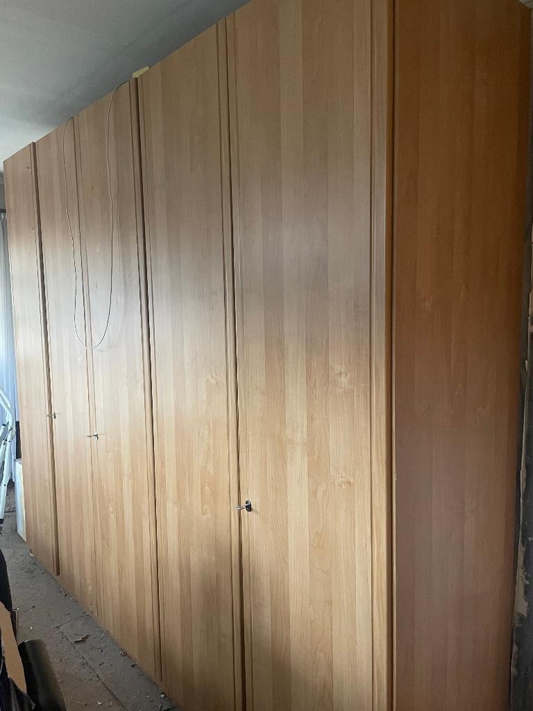 Stevige grote kast 5-deurs, Antiek en Kunst, Antiek | Meubels | Kasten, Ophalen