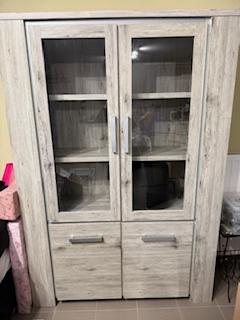 Eetkamer Sonoma eik beige, Ophalen, Gebruikt, Overige houtsoorten, Modern