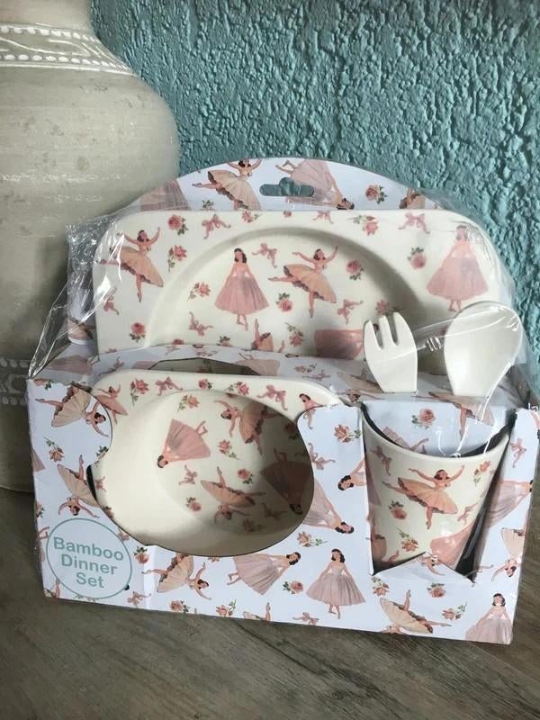 ensemble d'assiettes pour bébé ballerine, Enlèvement ou Envoi, Neuf, Autres types
