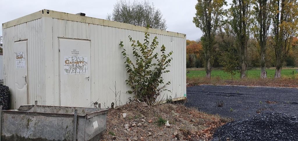 Bureelcontainer, Ophalen