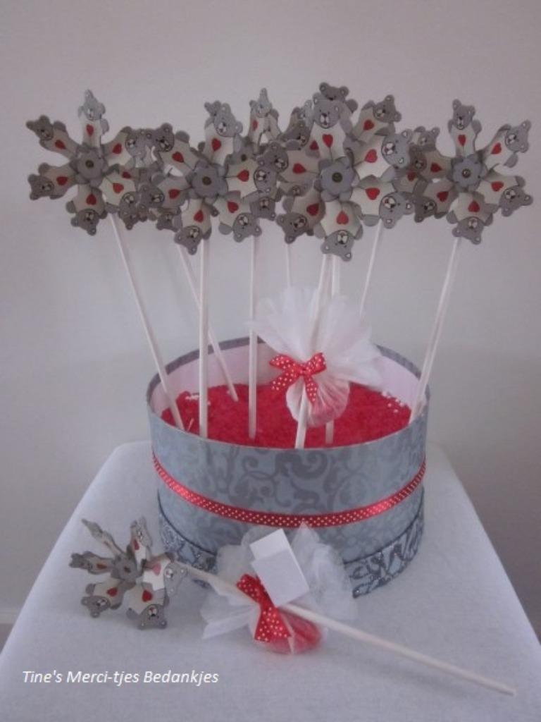 windmolen met beertjes, Ophalen, Nieuw, Kraamcadeau