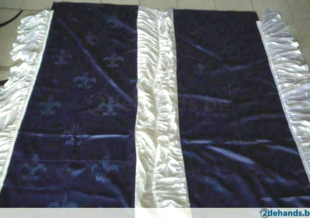 À vendre couvre-lit élégant pour 2 personnes, Enlèvement, Blanc