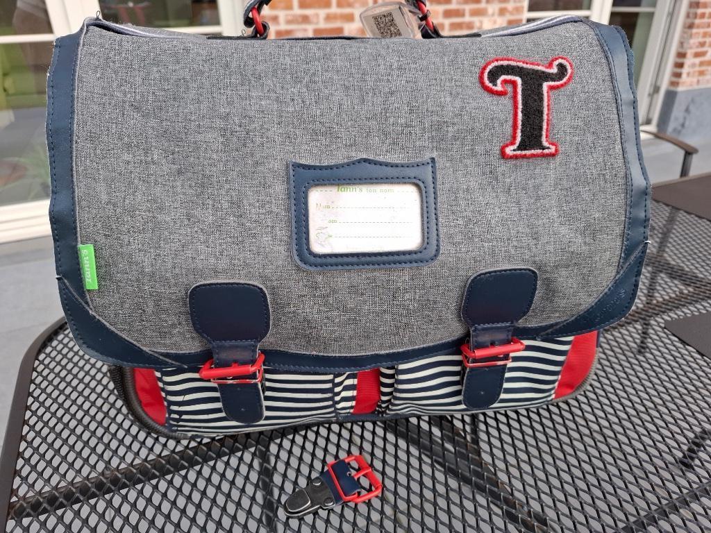 Boekentas Tann's lagere school, Bijoux, Sacs & Beauté, Sacs | Cartables, Gris, 30 à 40 cm, Enlèvement, Utilisé
