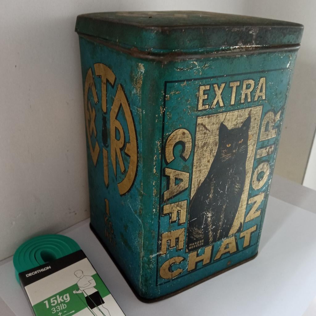 boîte CHAT NOIR, Collections, Enlèvement ou Envoi, Utilisé, Café, Autres marques