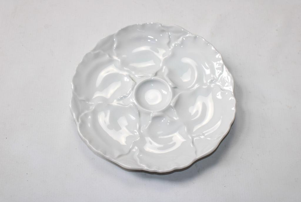 6 porseleinen oesterborden, Hutschenreuther, Selb, Huis en Inrichting, Ophalen of Verzenden, Overige stijlen, Info@hethuisvanmijnmoeder.be