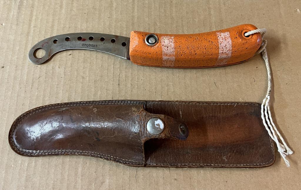 WO2 - Aircrew Floating Dinghy Knife - RAF - Survival Knife, Enlèvement ou Envoi, Armée de l'air, Couteau ou Poignard