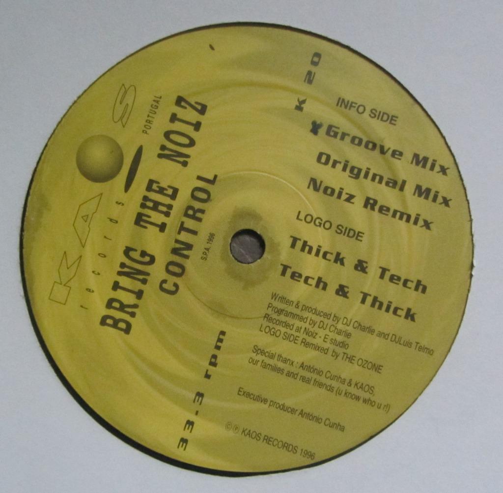 Bring the noiz Control - Groove Mix - LP 1996, Ophalen of Verzenden, Gebruikt, 12 inch, Techno of Trance